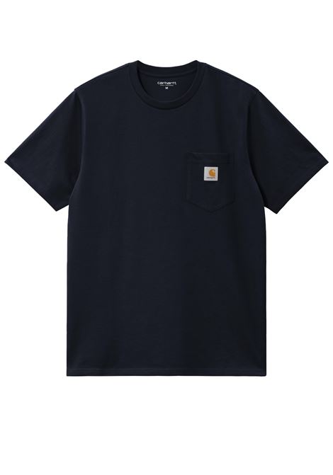 t-shirt pocket uomo navy CARHARTT WIP | I0304341C.XX